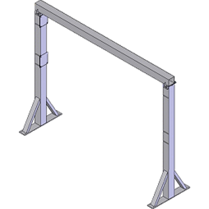 AirForce_Straight Frame_300pixel Straight frame for car wash blower systems