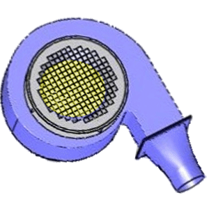 Airforce Blower_Passenger_yellow Car wash blower systems