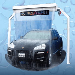 Aqua wall - car wash arch