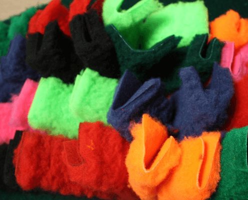 Colorful Lammscloth Cleaning Brushes