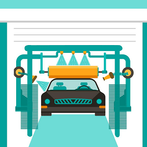 car wash illustration