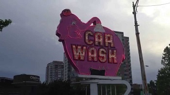 car wash sign