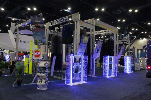 NS Wash features their car wash system at an industry show.